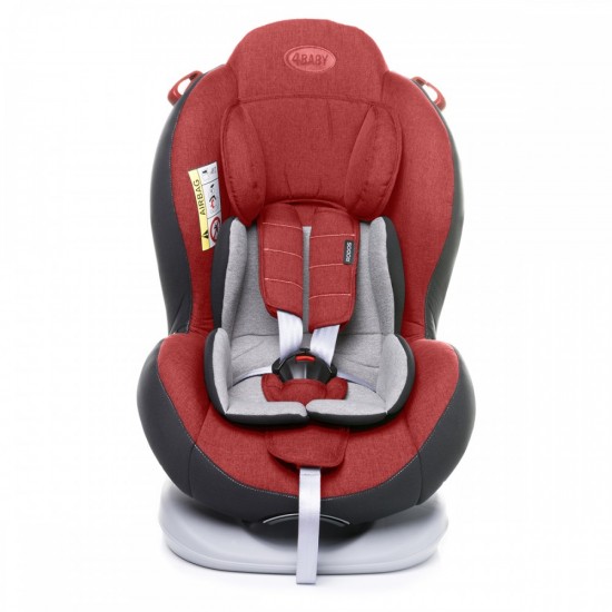 4BABY RODOS autokrēsliņš 0-25kg RED