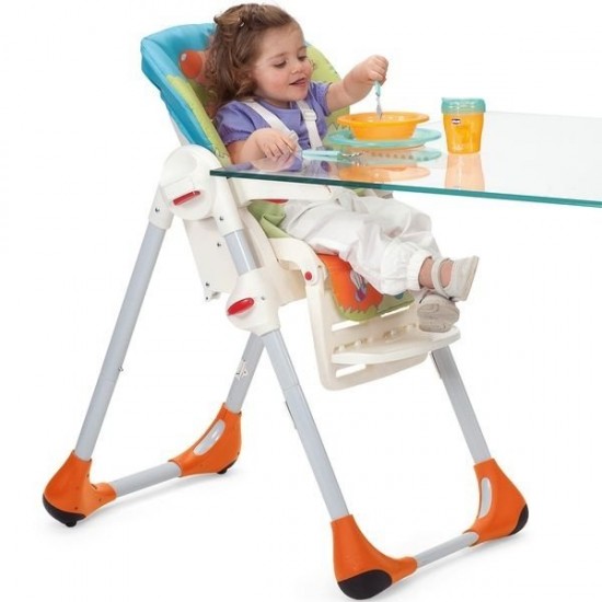 Chicco Polly 2 in 1 Barošanas Krēsls HAPPY LAND Chicco Polly 2 in 1 Barošanas Krēsls HAPPY LAND