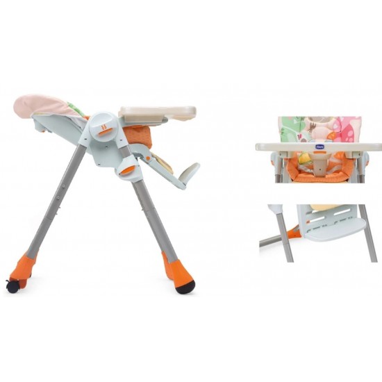 Chicco Polly 2 in 1 Barošanas Krēsls HAPPY LAND Chicco Polly 2 in 1 Barošanas Krēsls HAPPY LAND