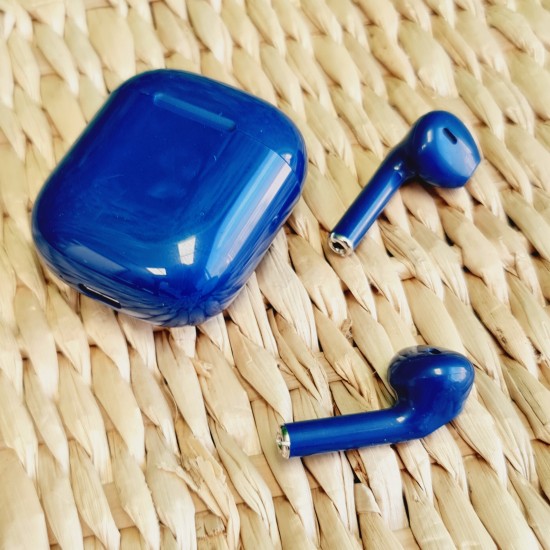 Bezvadu austiņas WIRELESS EARBUDS zilas Bezvadu austiņas WIRELESS EARBUDS zilas