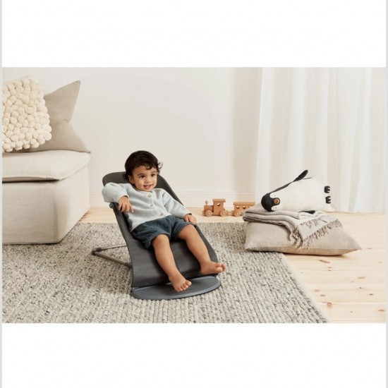 BABYBJORN BLISS COTTON šūpuļkrēsls 2 vienā Zils BABYBJORN BLISS COTTON šūpuļkrēsls 2 vienā Zils